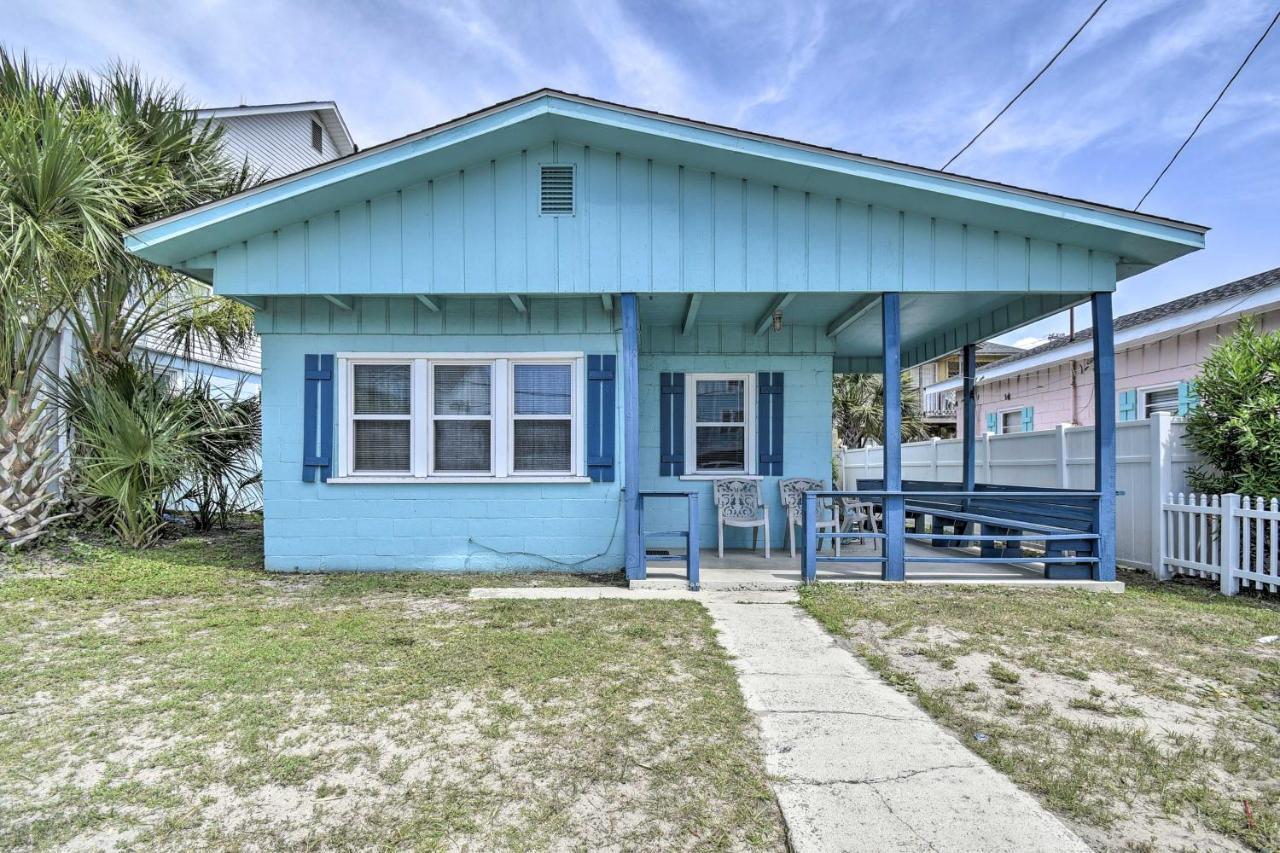 Bright Myrtle Beach Bungalow Steps To The Beach! Exterior photo