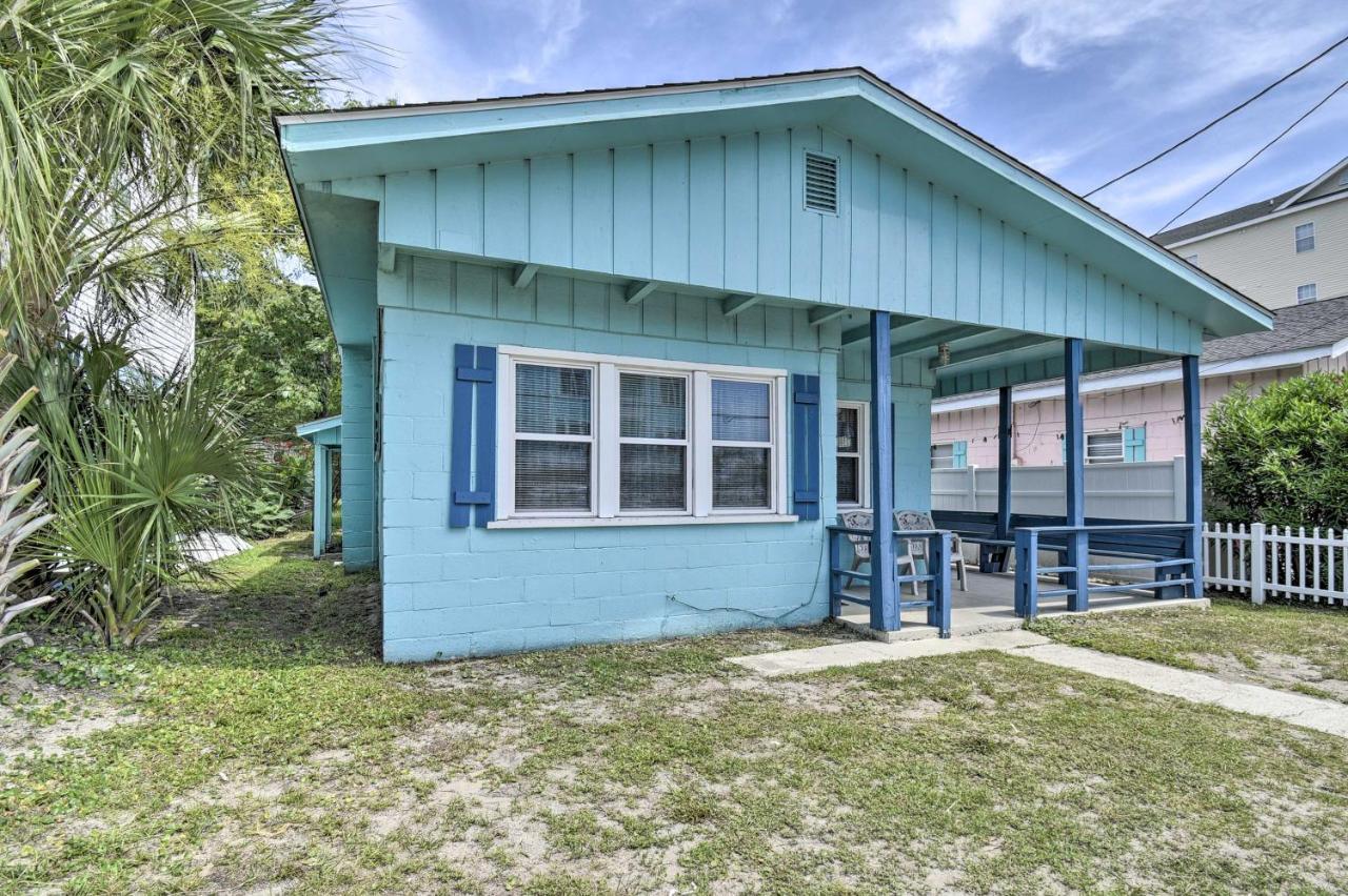 Bright Myrtle Beach Bungalow Steps To The Beach! Exterior photo