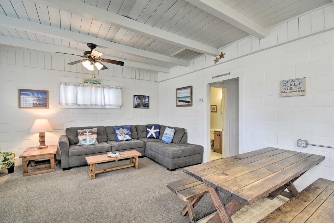 Bright Myrtle Beach Bungalow Steps To The Beach! Exterior photo
